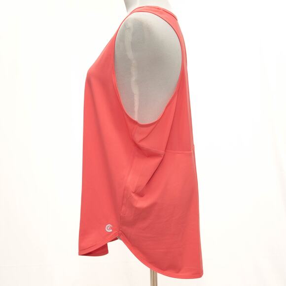Johnny Was Calme Coral Effect Draped Racerback Tank Top Size Large - Picture 2 of 11